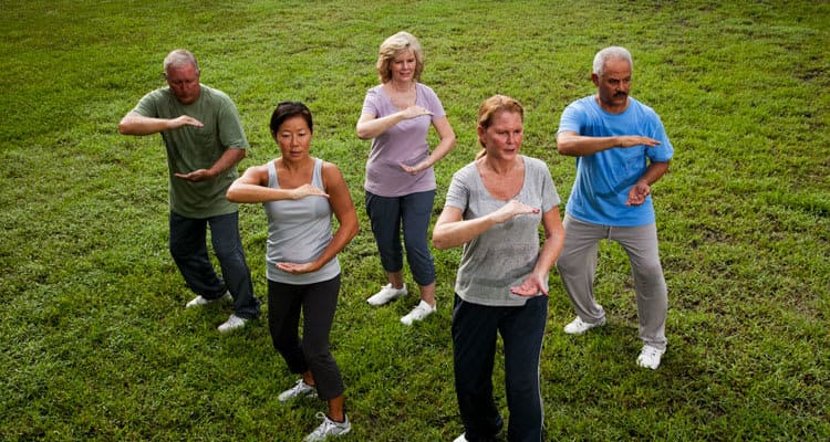 People Doing Tai Chi For Back Pain